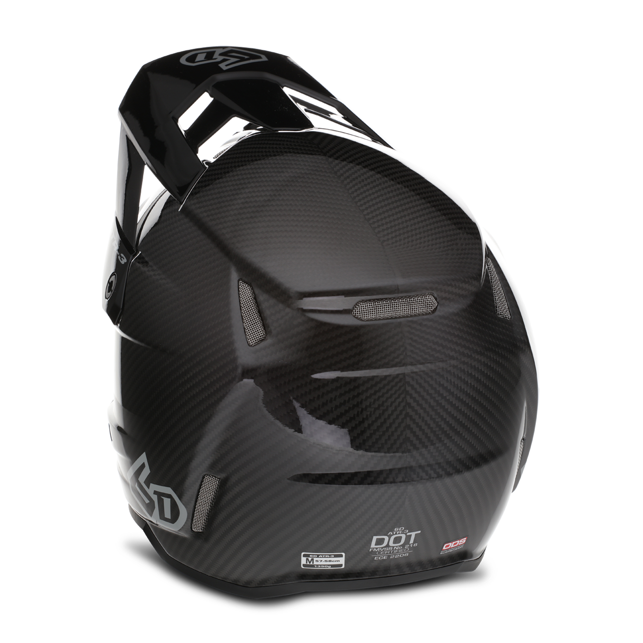 6D ATR-3 Solid MX Helmet