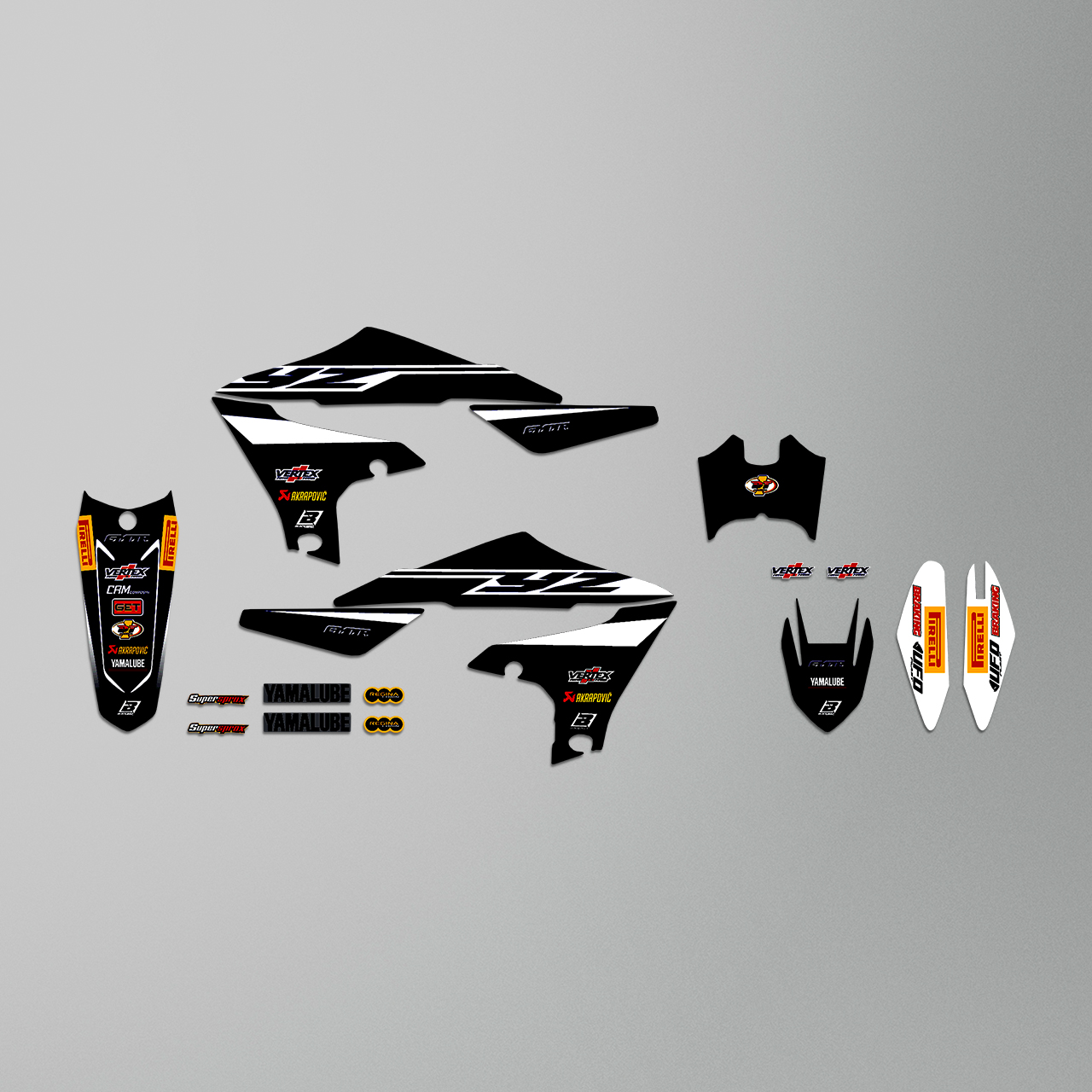 Blackbird Replica Factory Racing 2018 Decal Kit Blue-Black-White
