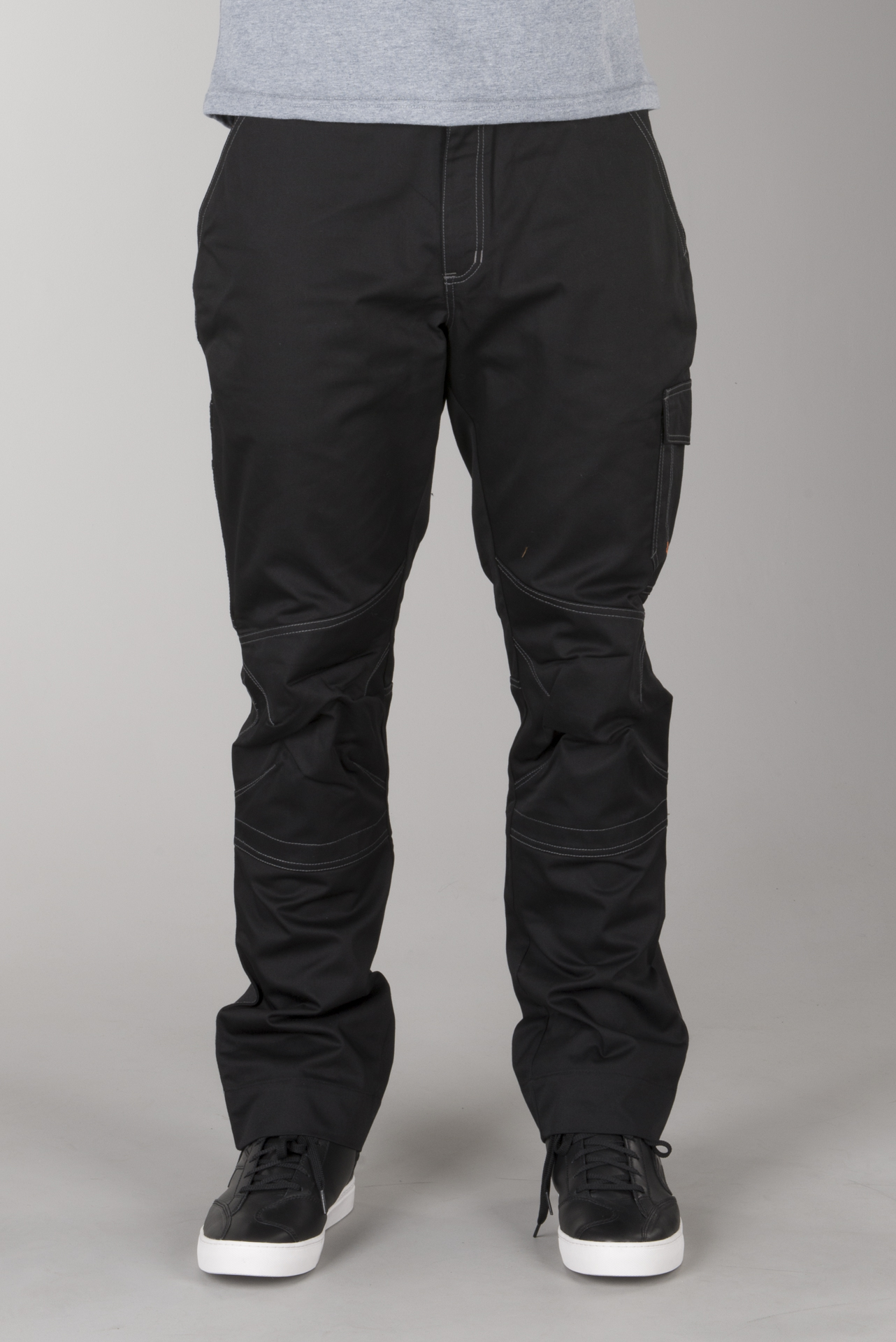 black cargo trousers workwear