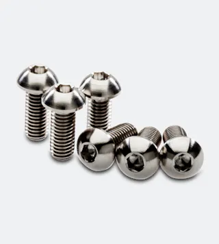 Skruesæt til Forbremseskive CNC Racing M8X20 (6 stk.) - Titanium