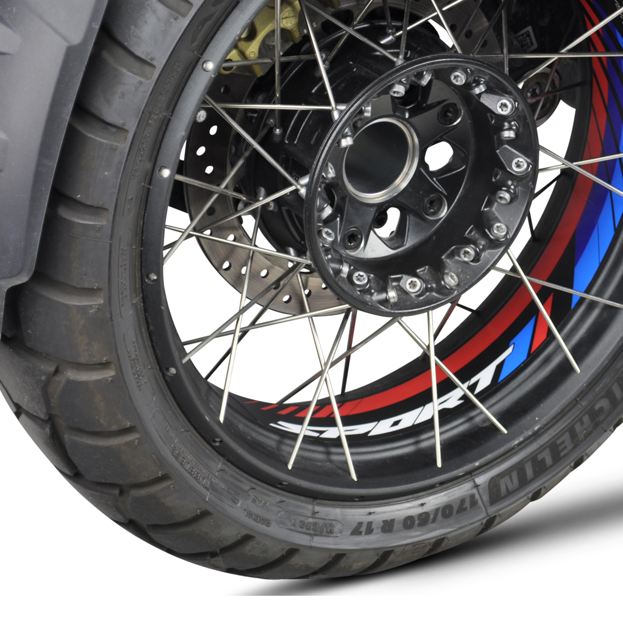Stickerset Uniracing Velg Zwart-Sport