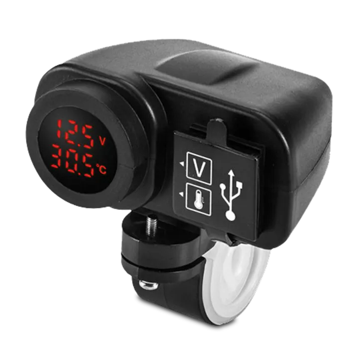 Stroomvoorziening USB met Temperatuur- & Spanningsinfo Booster