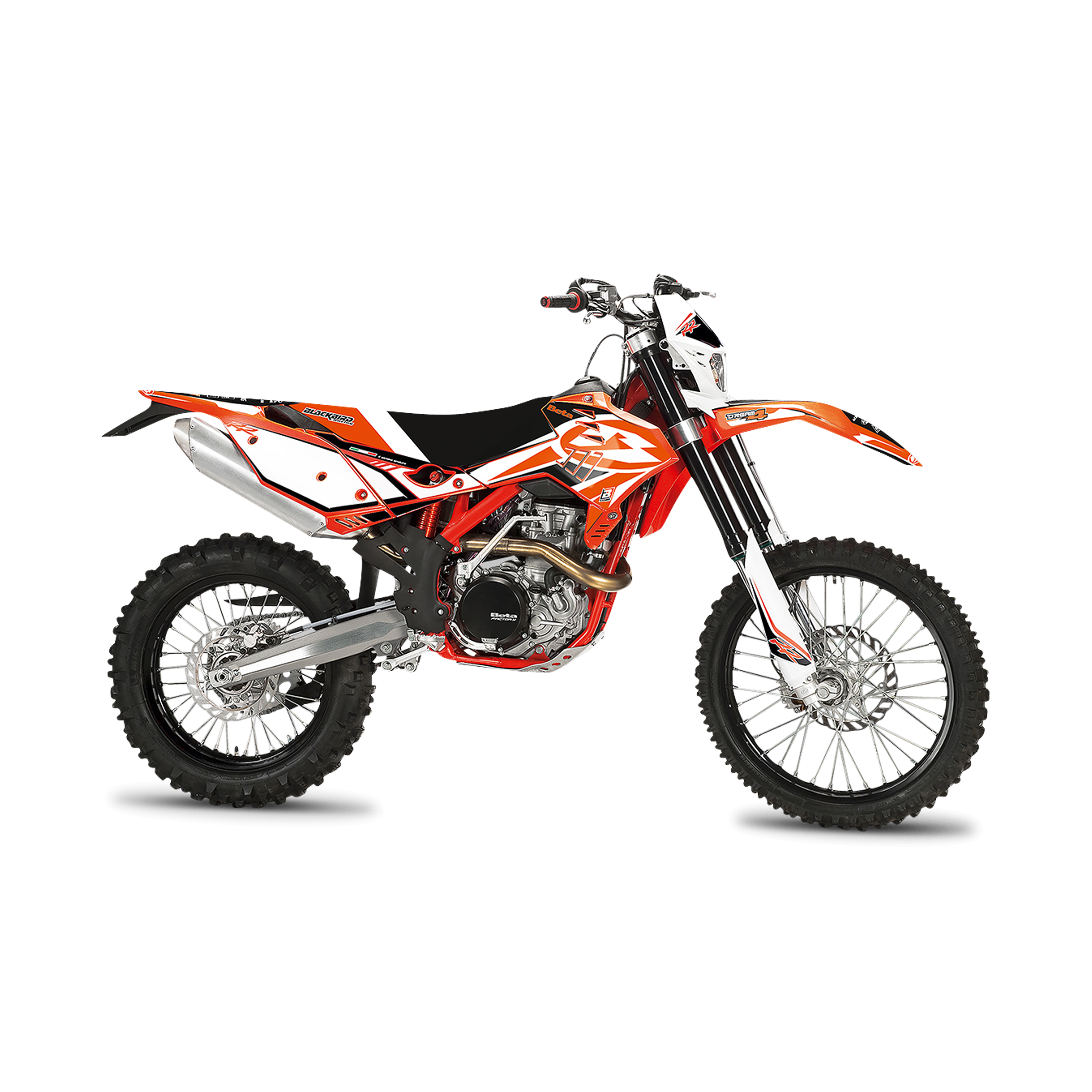 Blackbird Dream 4 Complete Decal Kit with Seat Cover Red-Black-White