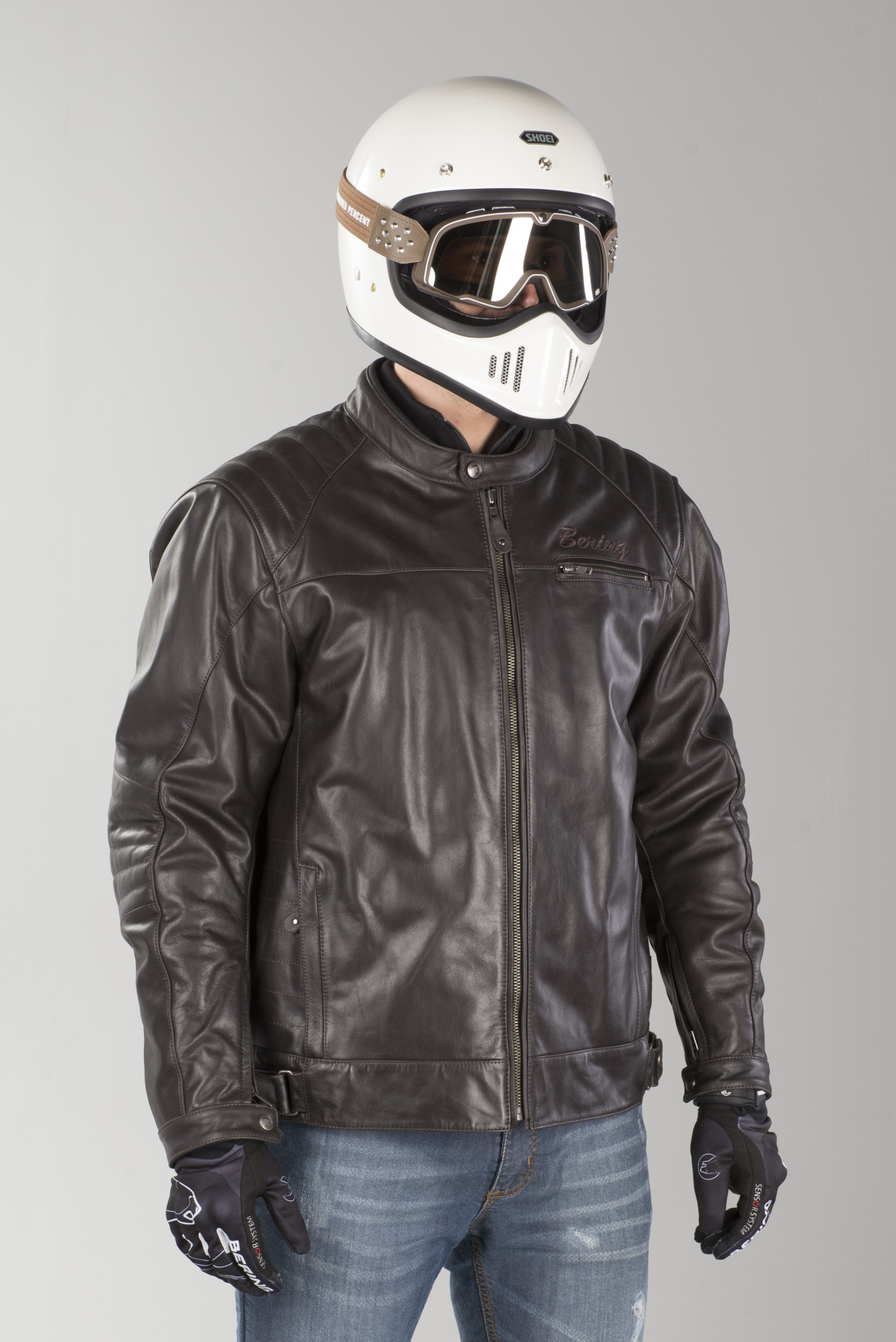 Bering Bruce King Size Leather Jacket