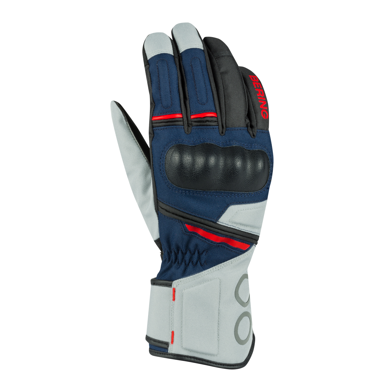 Bering Siberia Wodoodporne RęKawice Motocyklowe, Szary-Niebieski, Rozmiar 3XL Dla Ty-image