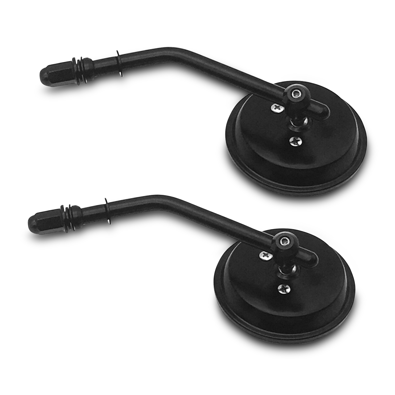CustomAcces Dallas H-D Rear View Mirrors Black