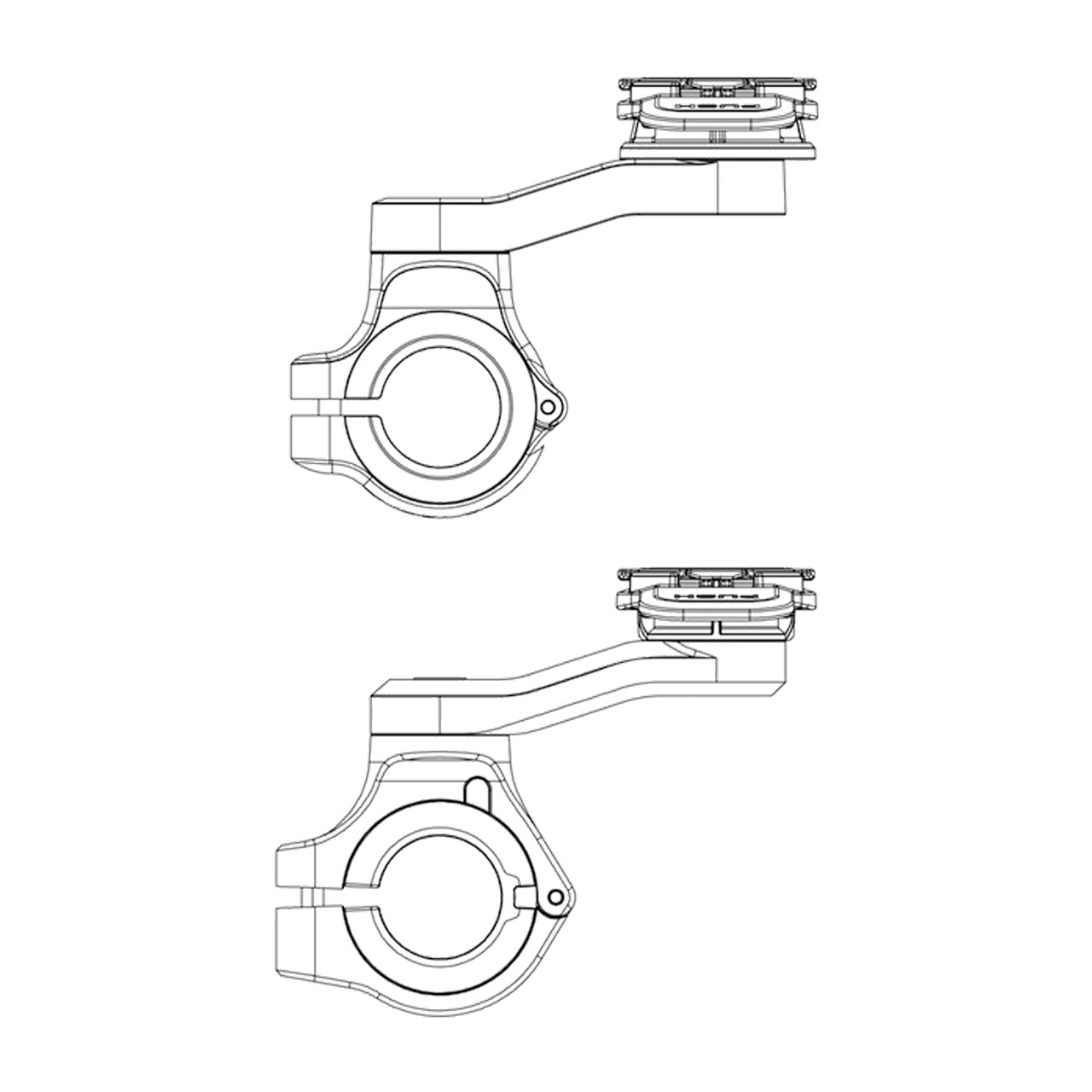 Quad Lock Motorcycle Handlebar Mount V2