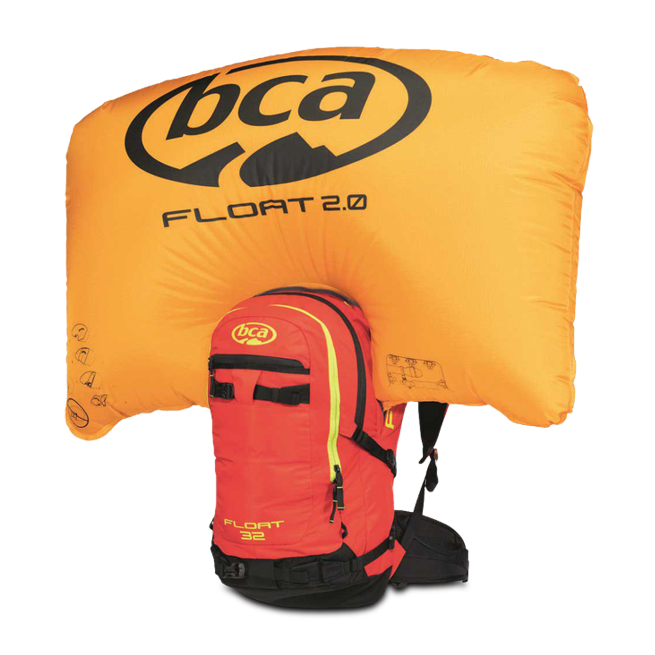 Système Airbag BCA Float 32 2.0 Rouge