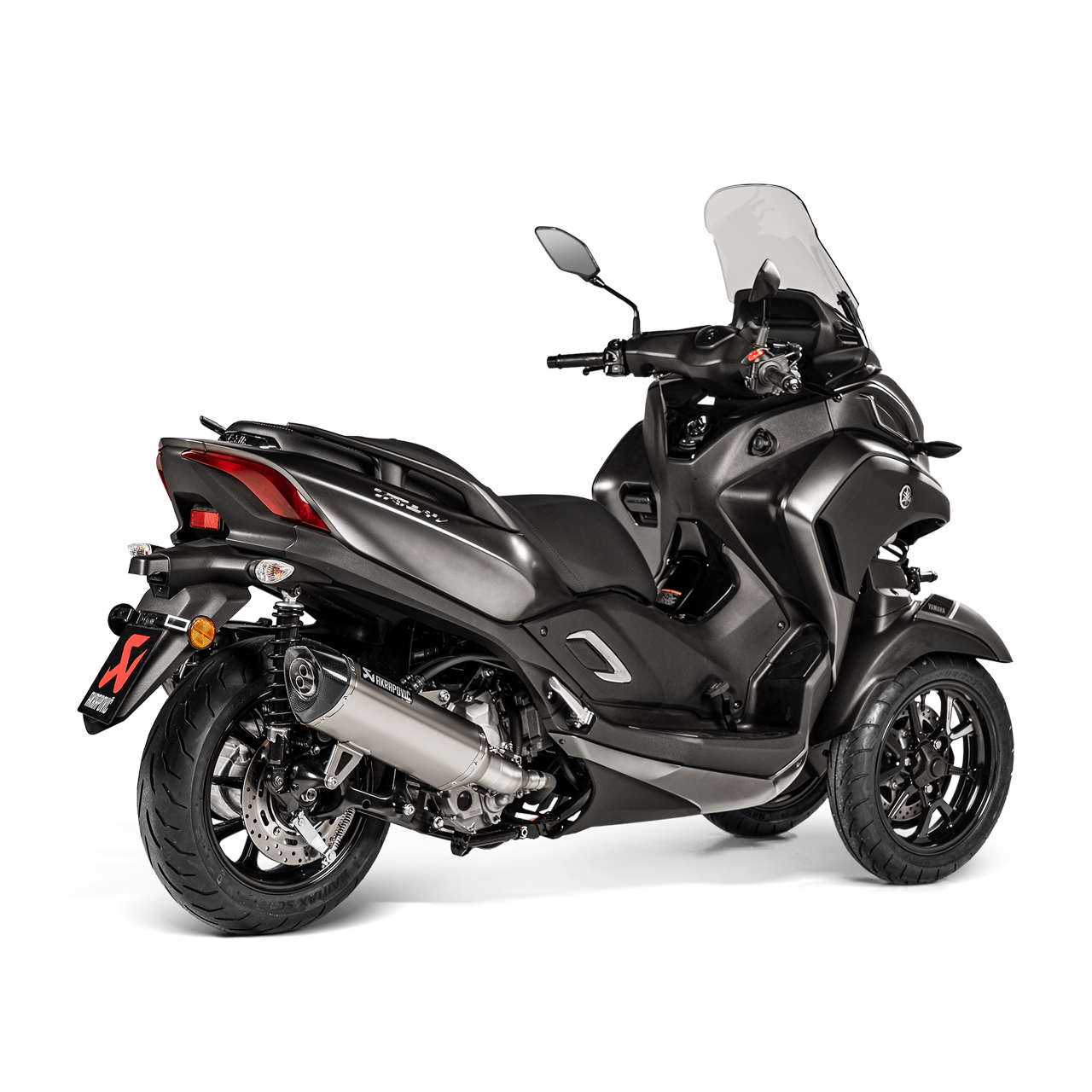 Slip-On Geluiddemper Akrapovič Scooter Line Roestvrij Staal