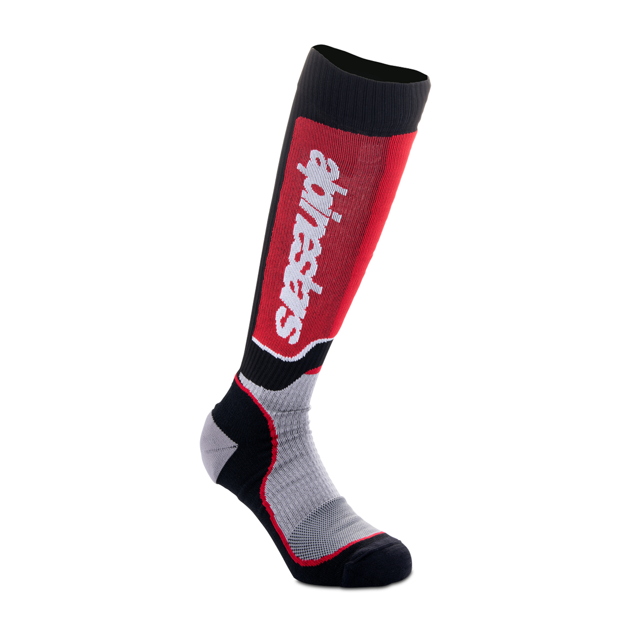 Zwart/Grijs/Rood
