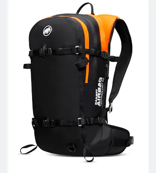 Lumivyöryturvatyyny Mammut Free 22 Removable 3.0 Musta