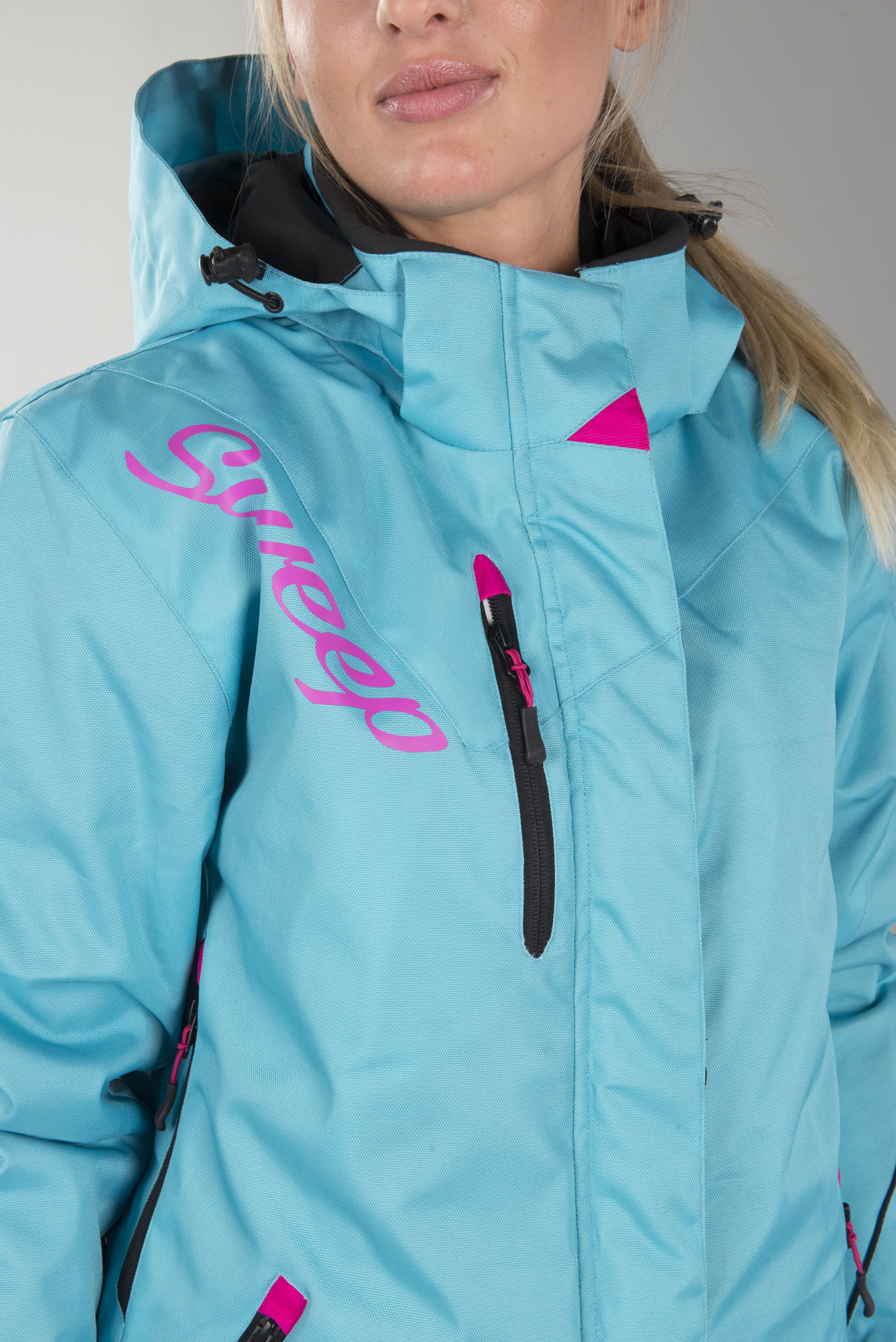 Jakke Sweep Blizzard Dame Blå Rosa Nå 20% Du sparer Jakke Sweep Blizzard Dame Blå Rosa Nå 20% Du sparer