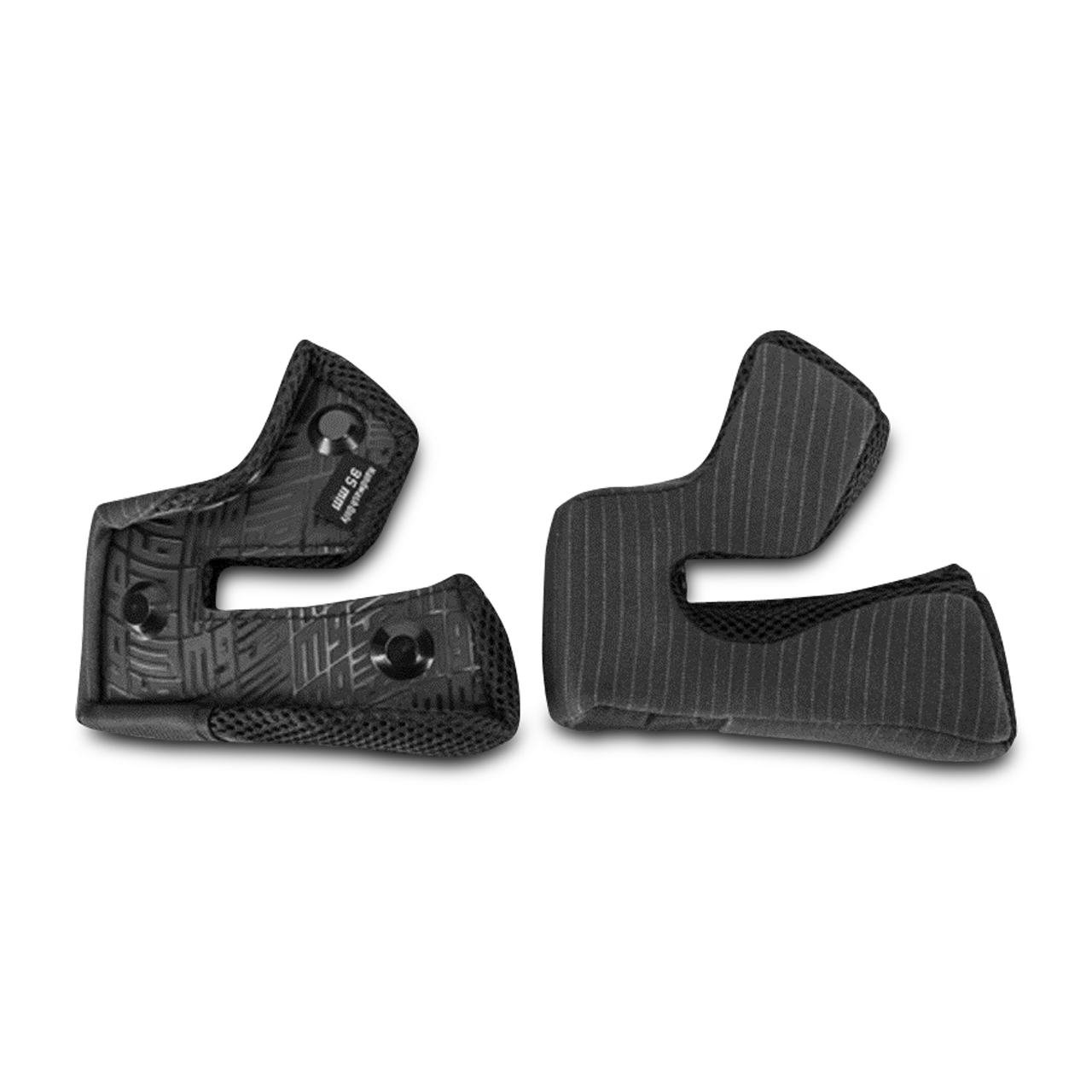 Crosshelm-wangkussens Bell Moto-9/9S Flex Zwart