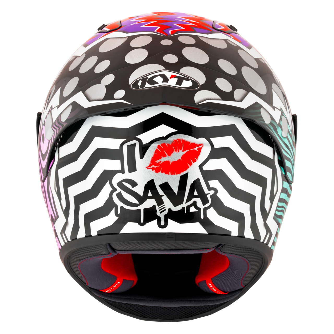 KYT NZ-Race Full Face Helmet Savadori Replica