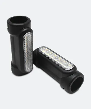 CustomAcces Auxiliary Headlight with Turn Lights Black