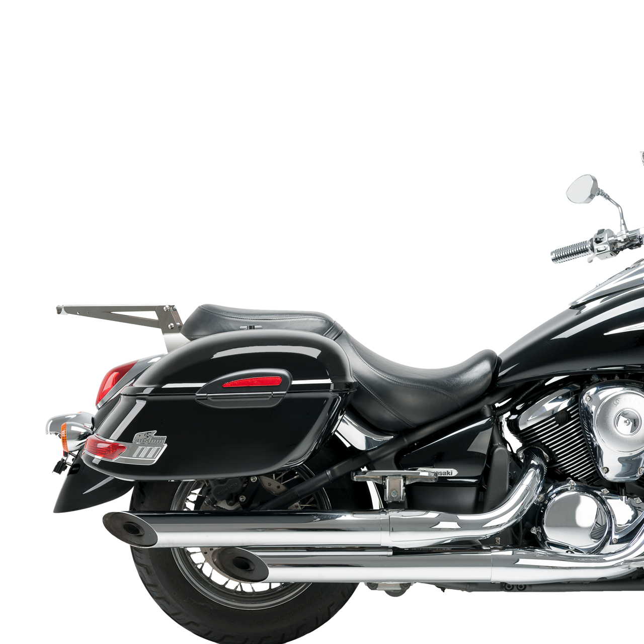 CustomAcces CL1 Sissy Bar Rack Chrome