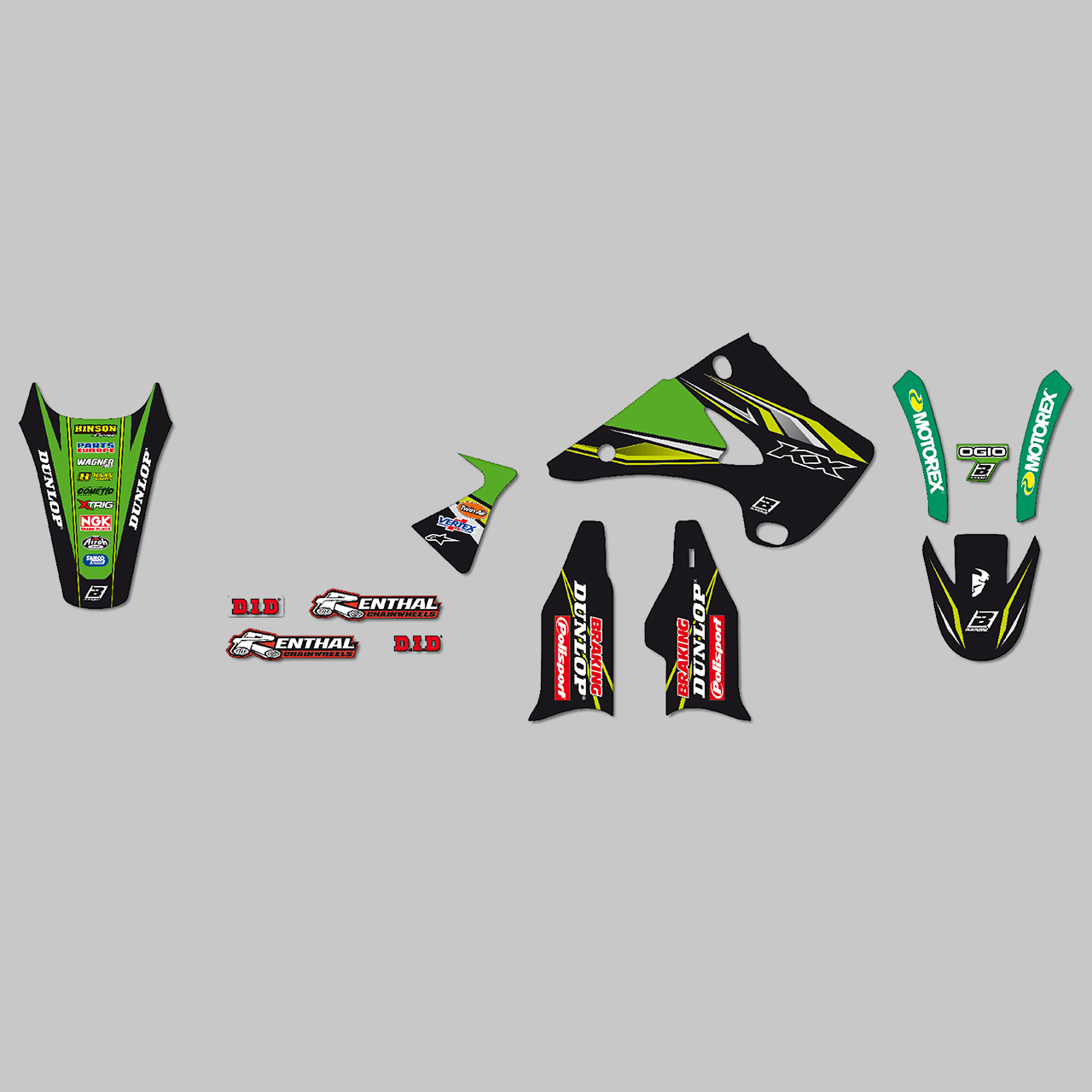 Комплект Стикери Blackbird Реплика Racing Team 2017