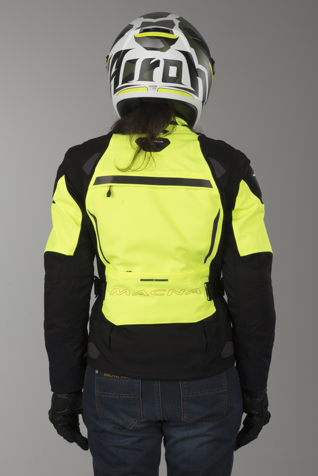 MC jakke Macna Impact Pro Dame Fluo Nå 10% Du sparer MC jakke Macna Impact Pro Dame Fluo Nå 10% Du sparer