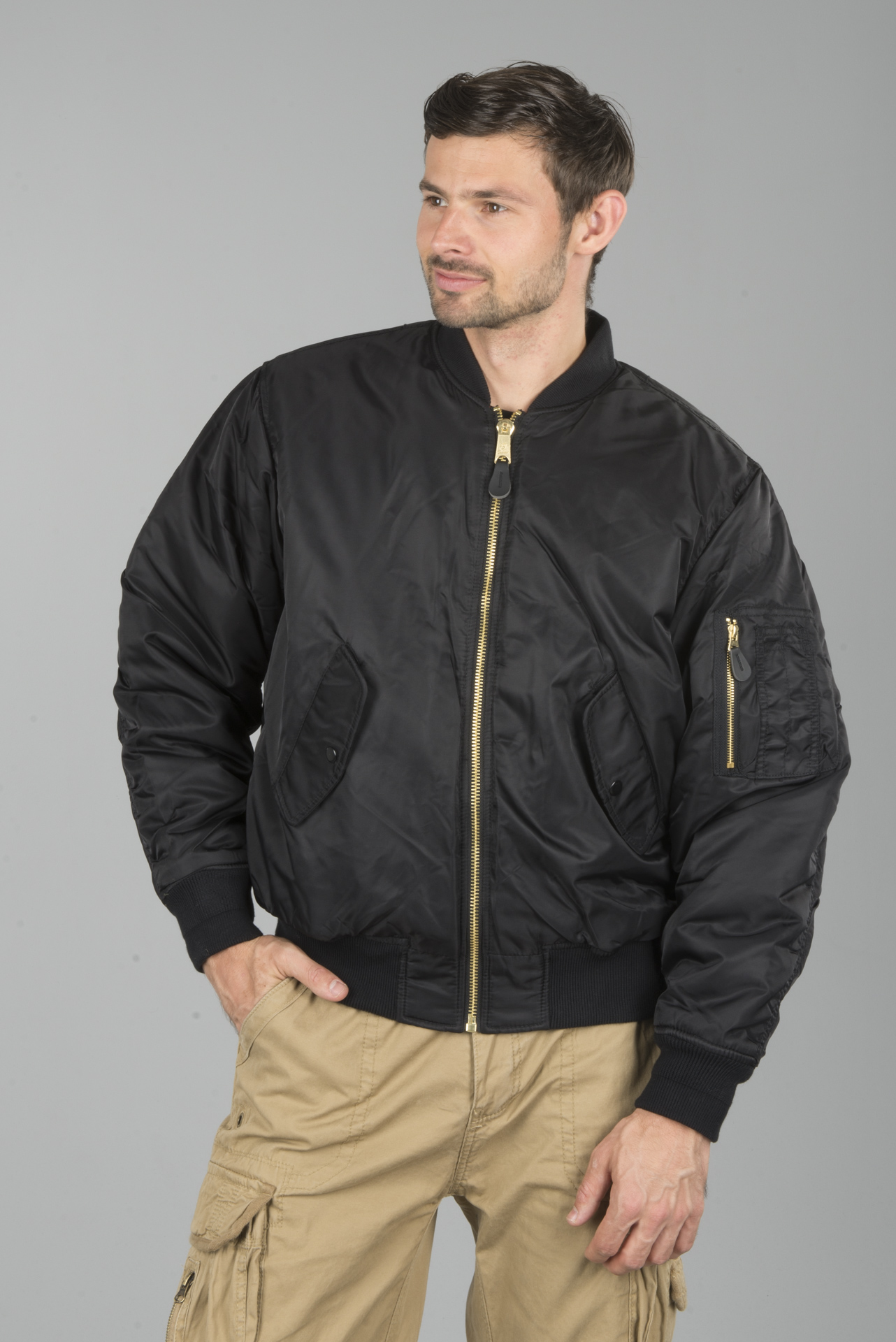Brandit Ma1 Jacket Black Dirt Cheap Price 24mx Com