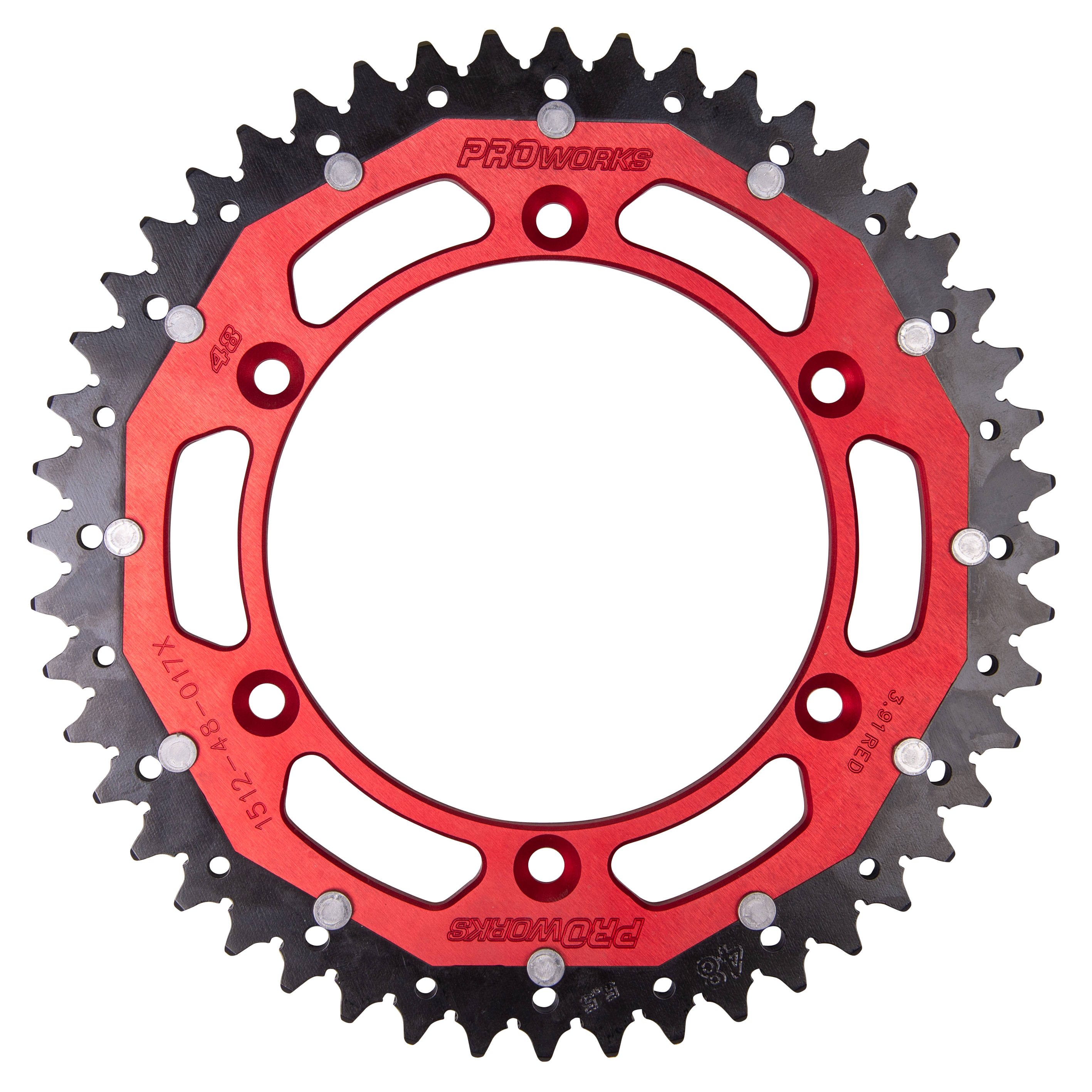 Proworks Interlink Rear Sprocket Red | 24MX