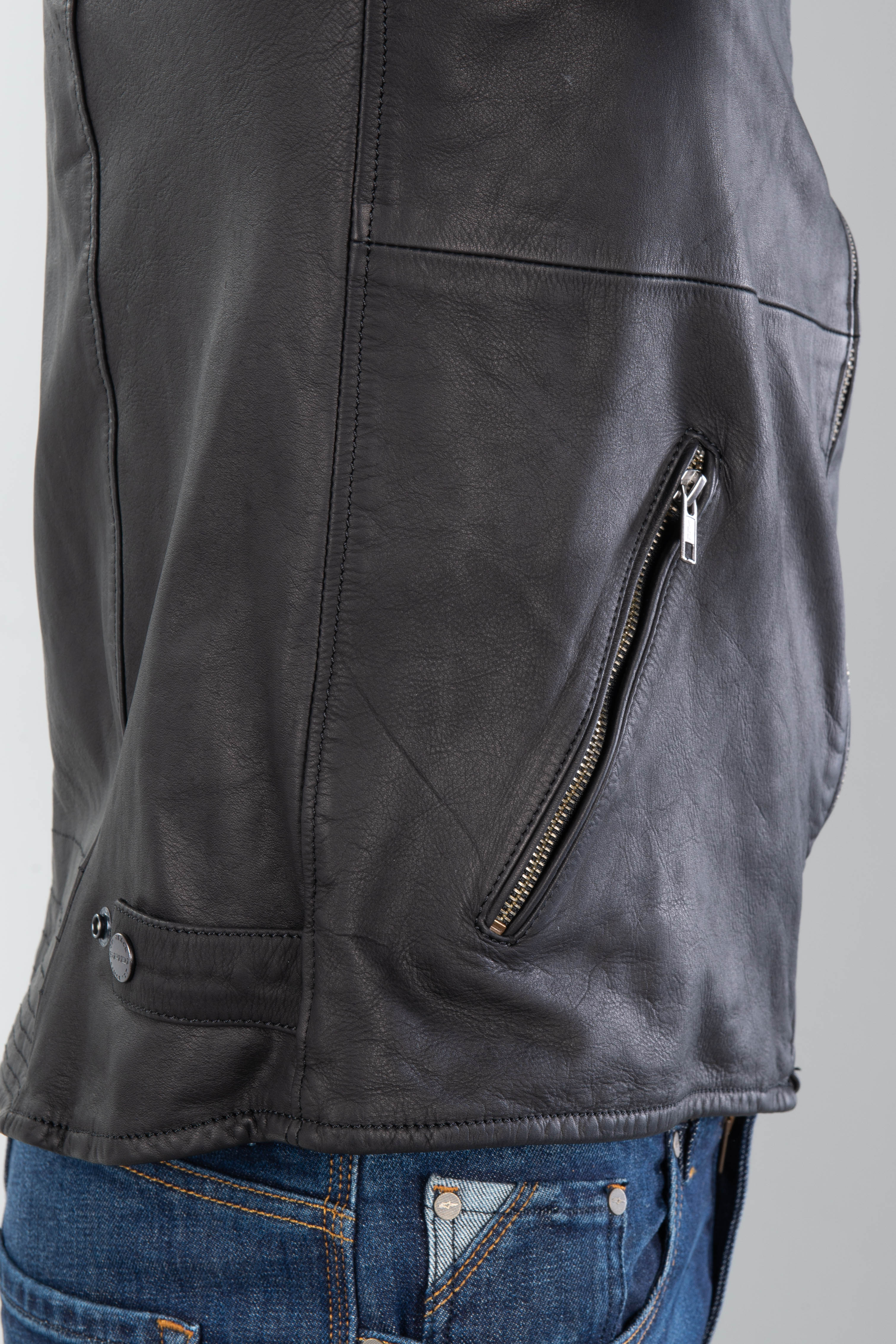 Chaqueta de cuero de garaje Spidi robusta