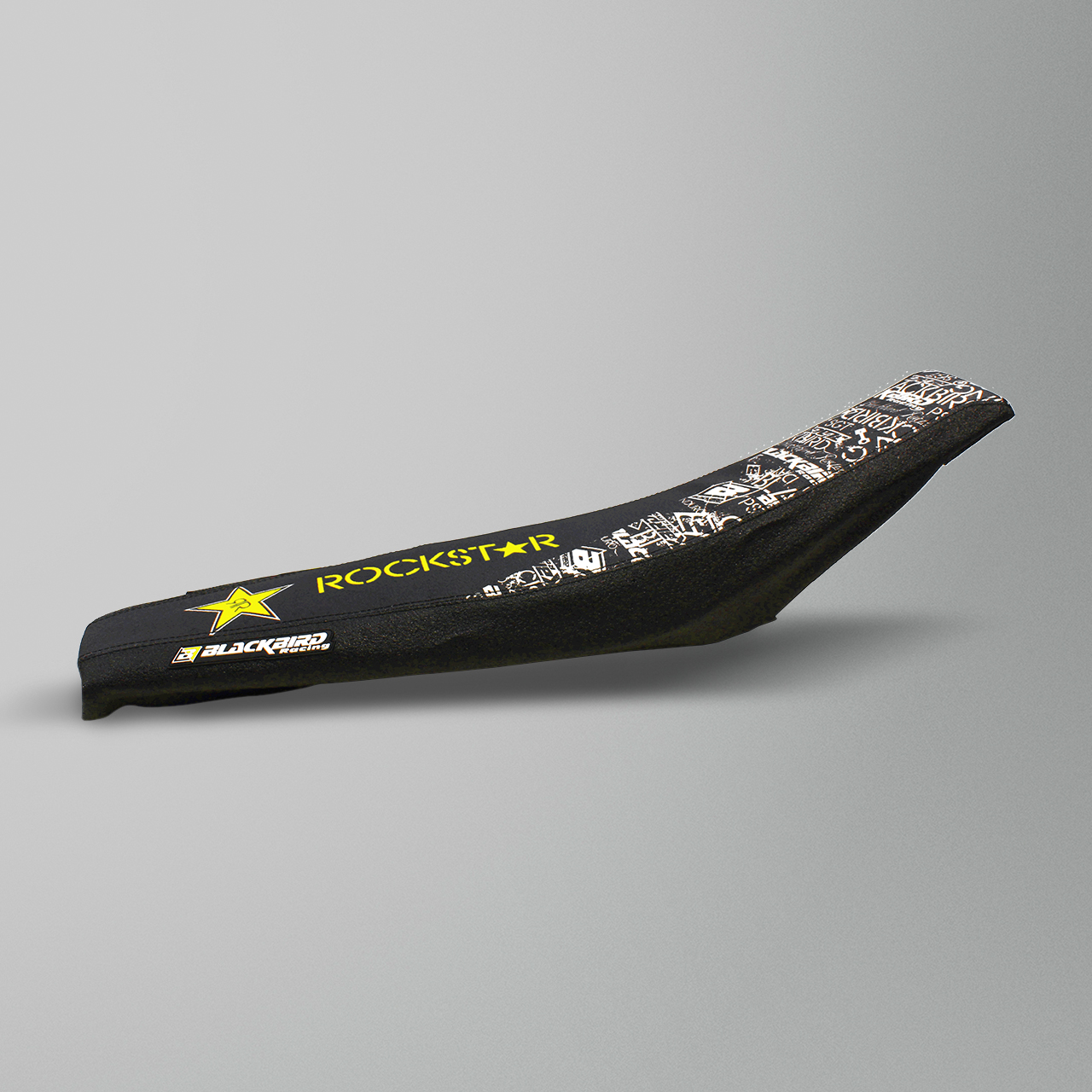 Blackbird Rockstar Energy Complete Decal Kit with Seat Cover White-Blue-Black
