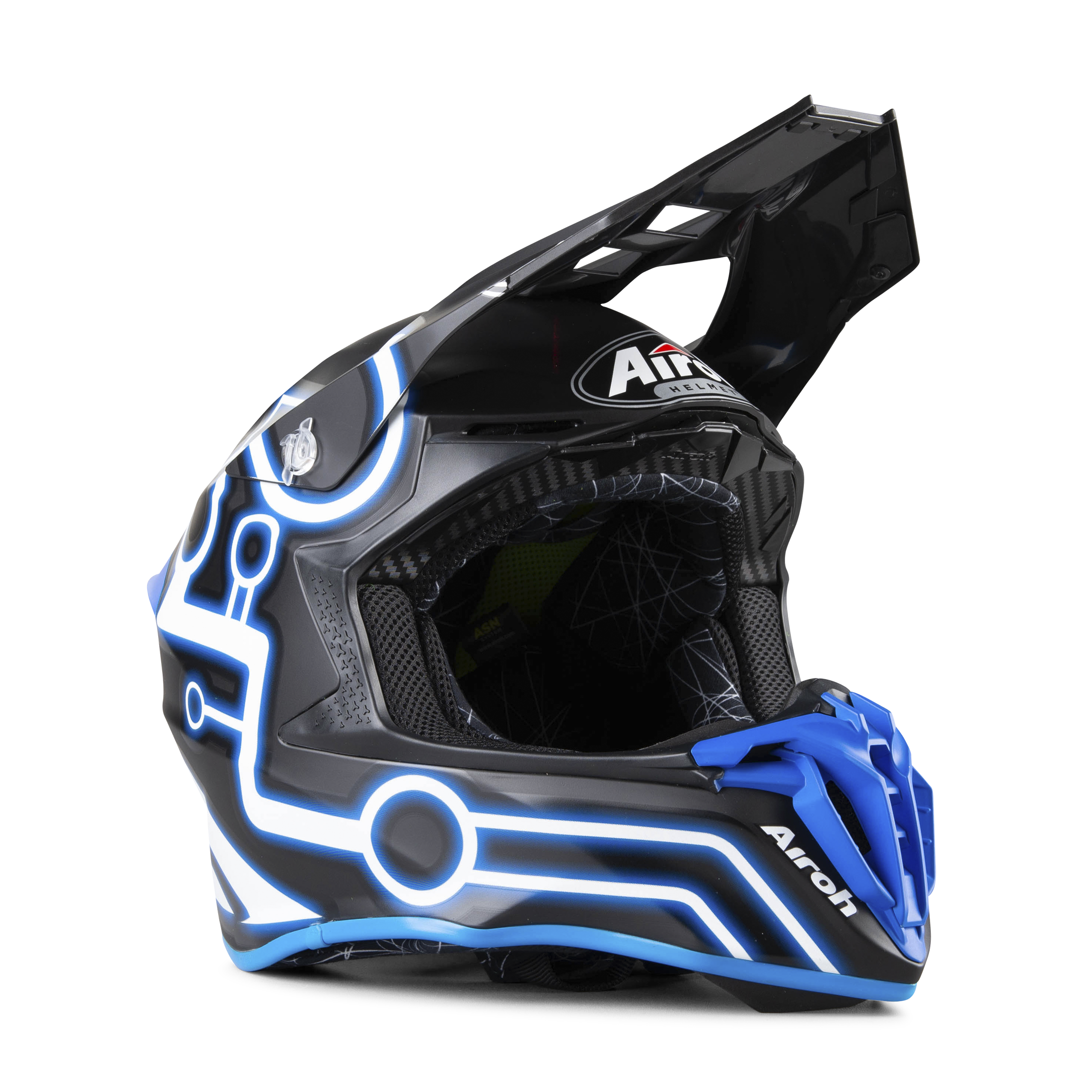 Casco Cross Airoh Twist 2.0 Neon Blu - Prezzo minimo garantito - xlmoto.it