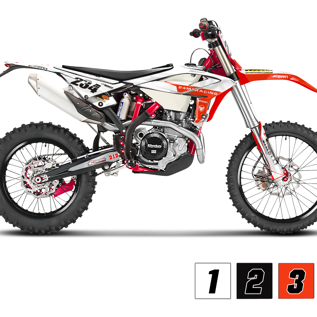 Dekor-Kit 24MX Beta Dritto Weiß