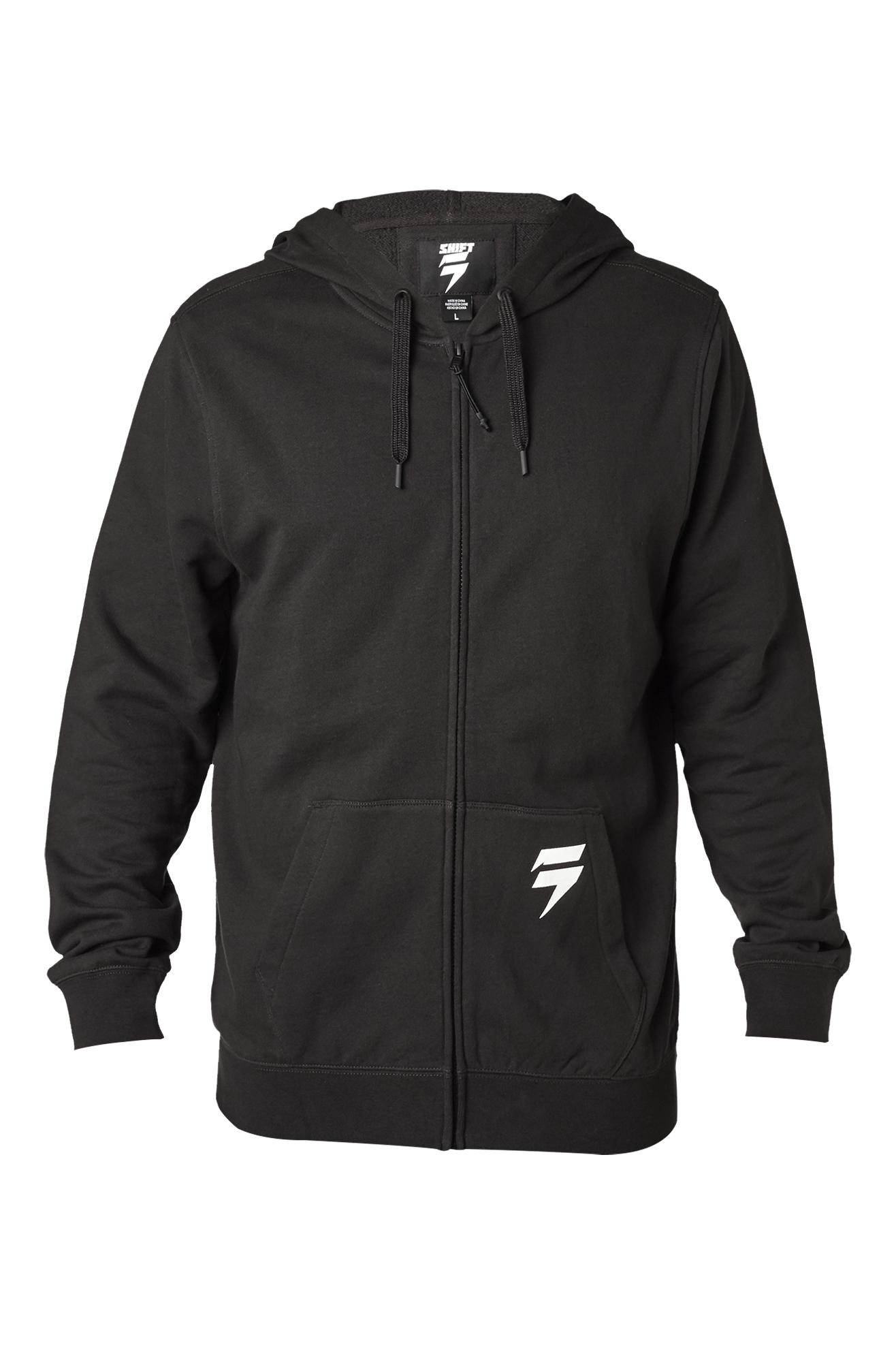 Hoodie Shift Label Zip