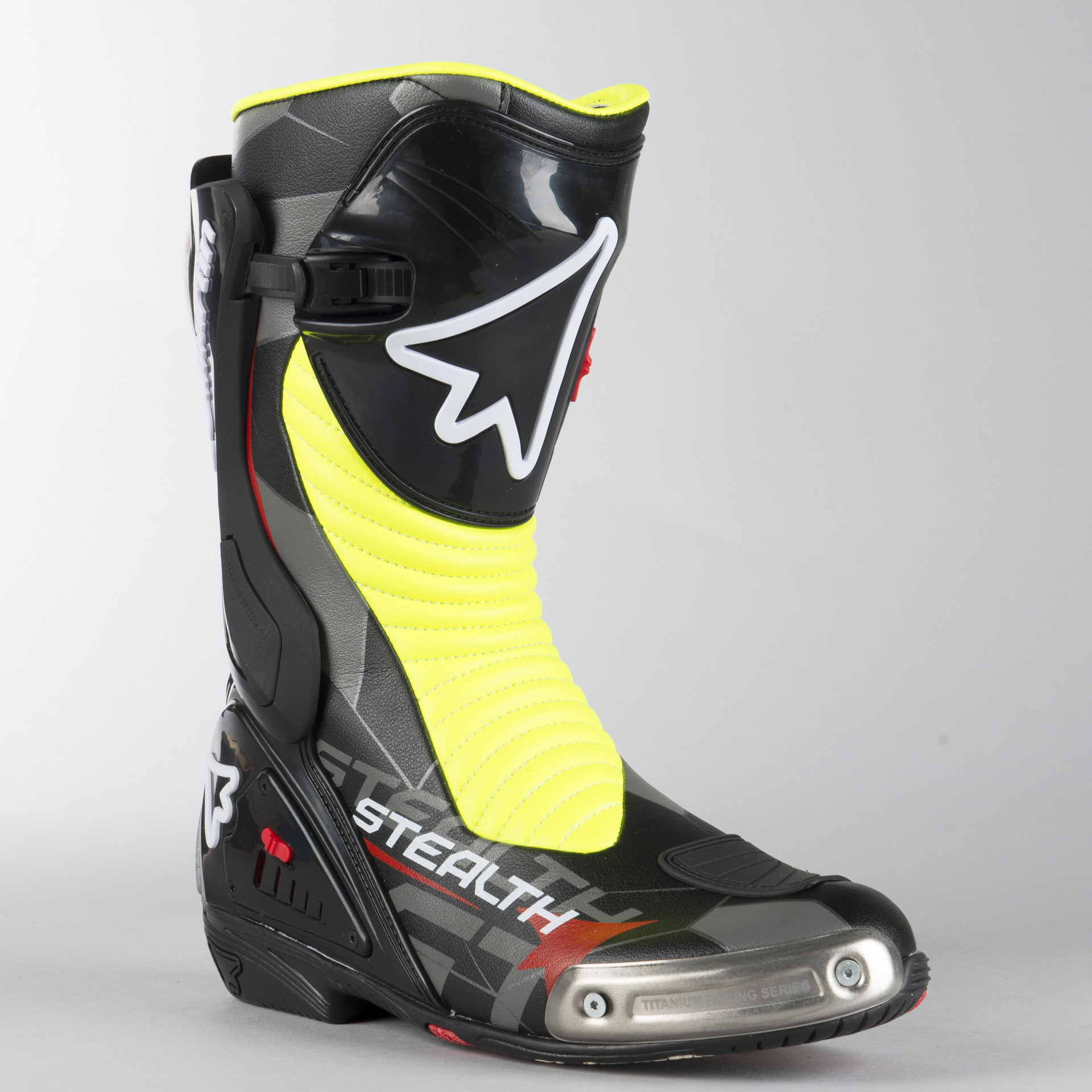 Stylmartin Stealth Evo MC Stövlar SvartNeongul Nu 10 Stylmartin Stealth Evo MC Stövlar SvartNeongul Nu 10