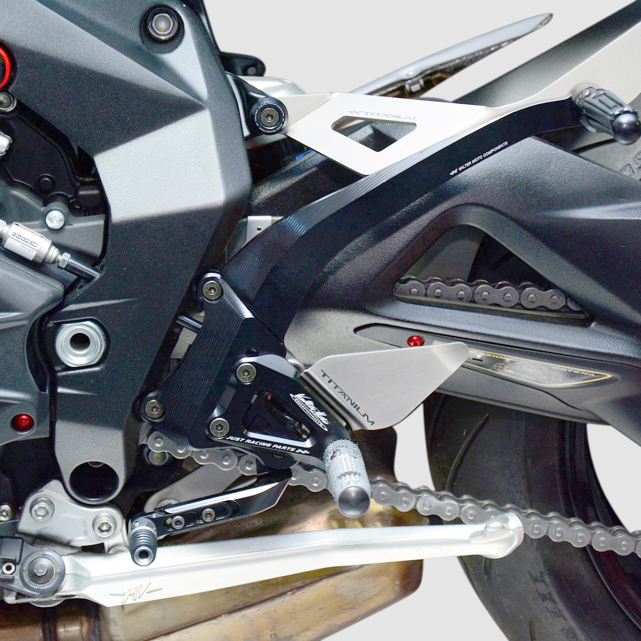 Valter Moto Rearset Passenger Kit