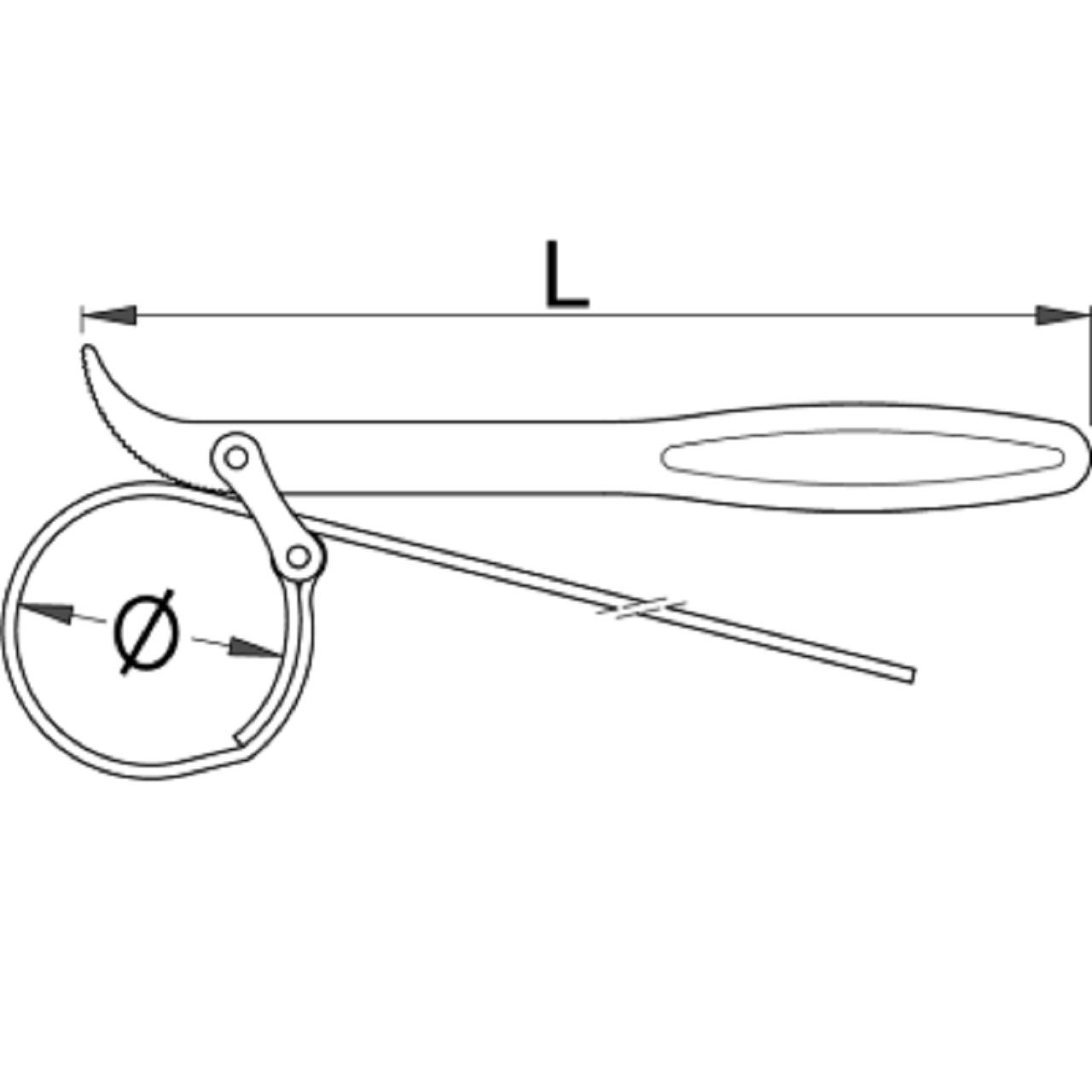 Llave para filtro de aceite Unior