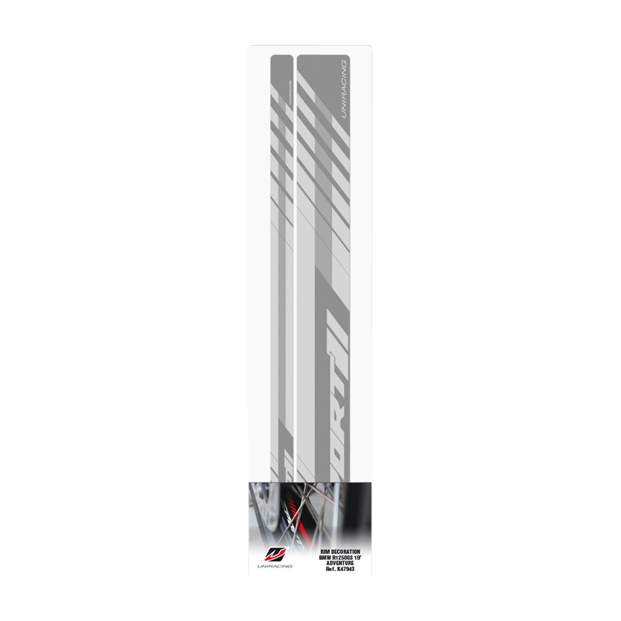 Uniracing Rim Decal Kit Black-Sport