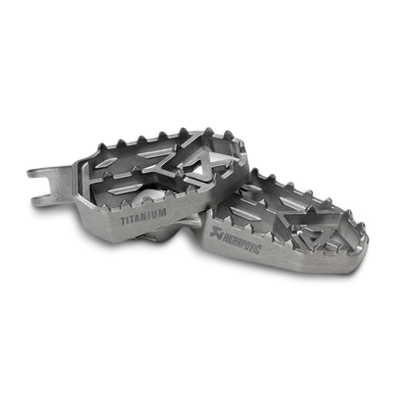 Akrapovic Titanium Adventure Footpeg Set