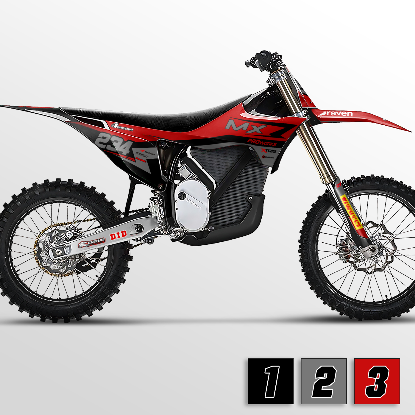 Stickerset 24MX Stark One