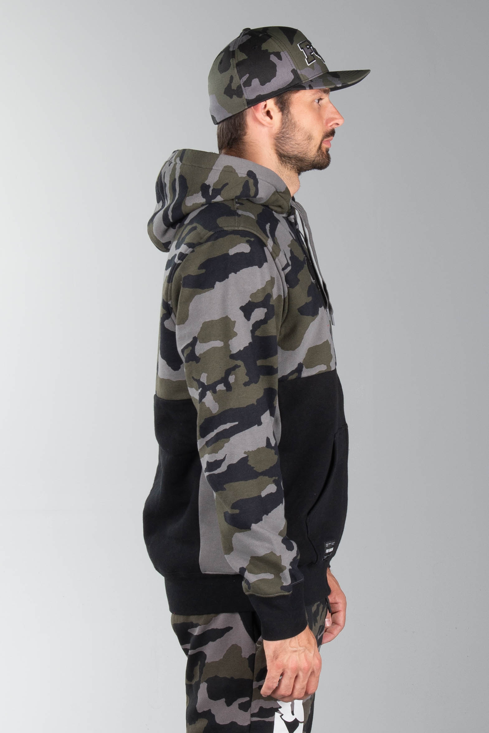 camo sherpa hoodie