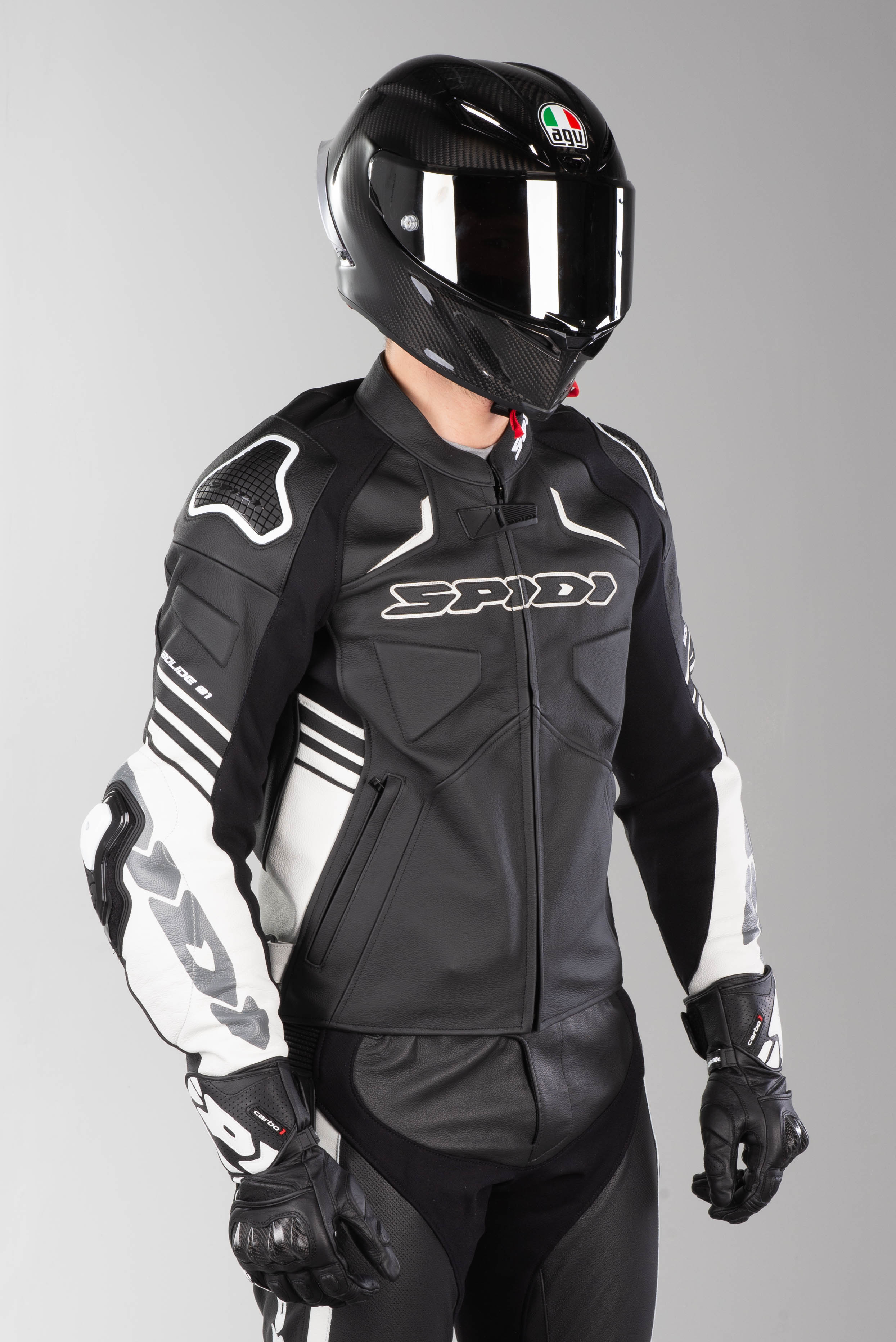 Chaqueta de cuero Spidi Bolide