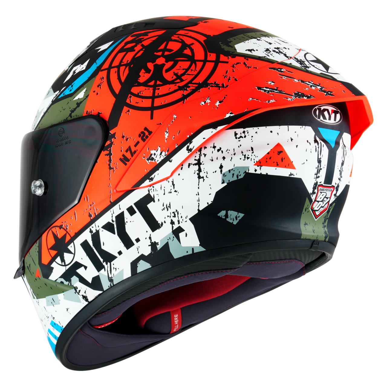 Casco Integral KYT NZ Race Blazing