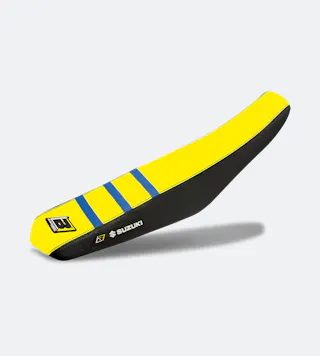 Zadelovertrek Blackbird Replica World Restyle Zwart-Blauw-Geel