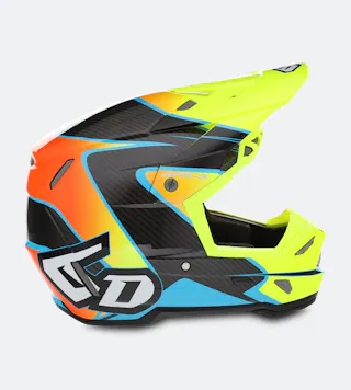 Motokrosová Helma 6D ATR-3Y Wave Dětská Lesklá
