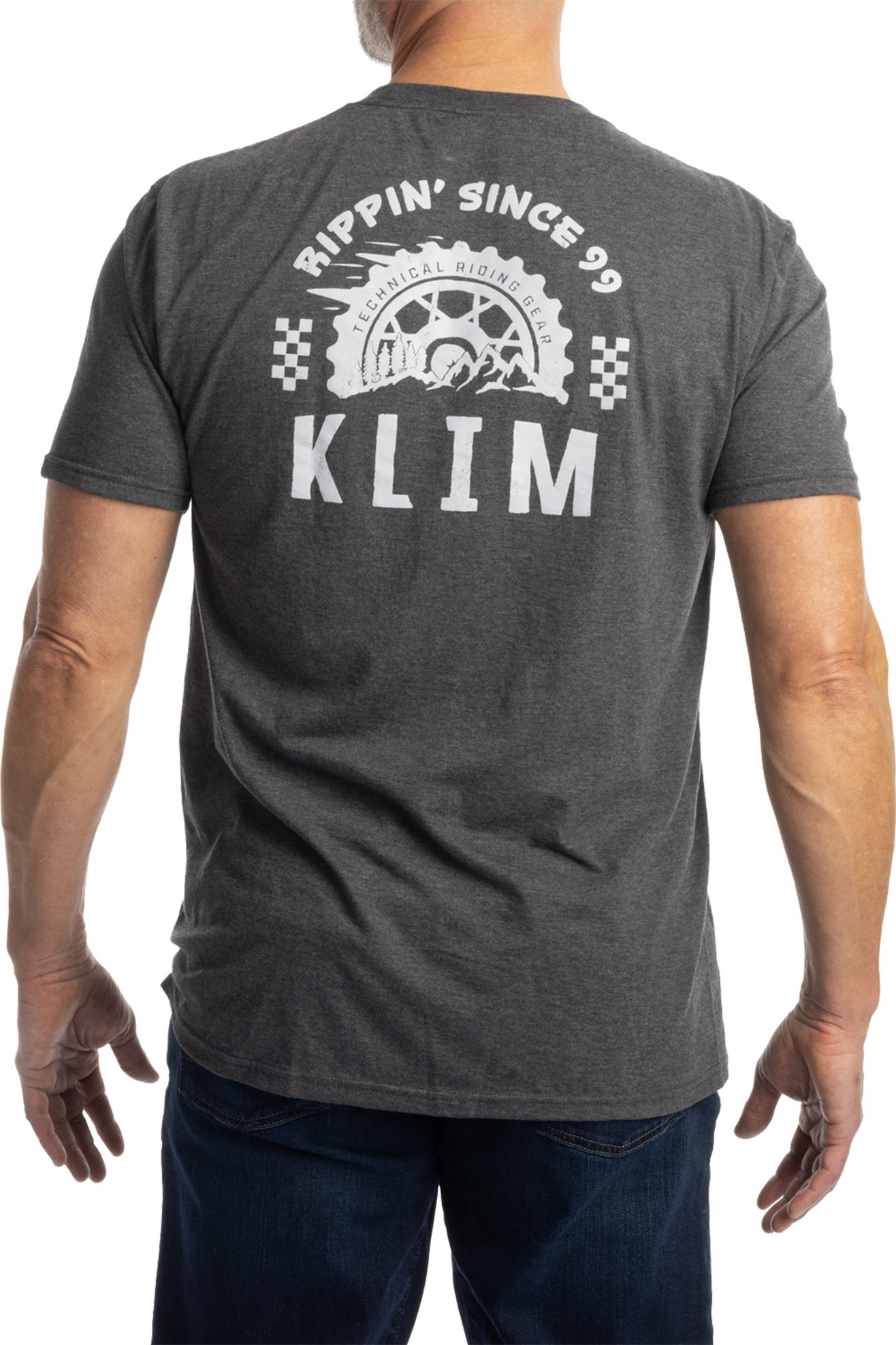 Camiseta Klim Rippin' Tri-Blend Jaspeada Talle Alto