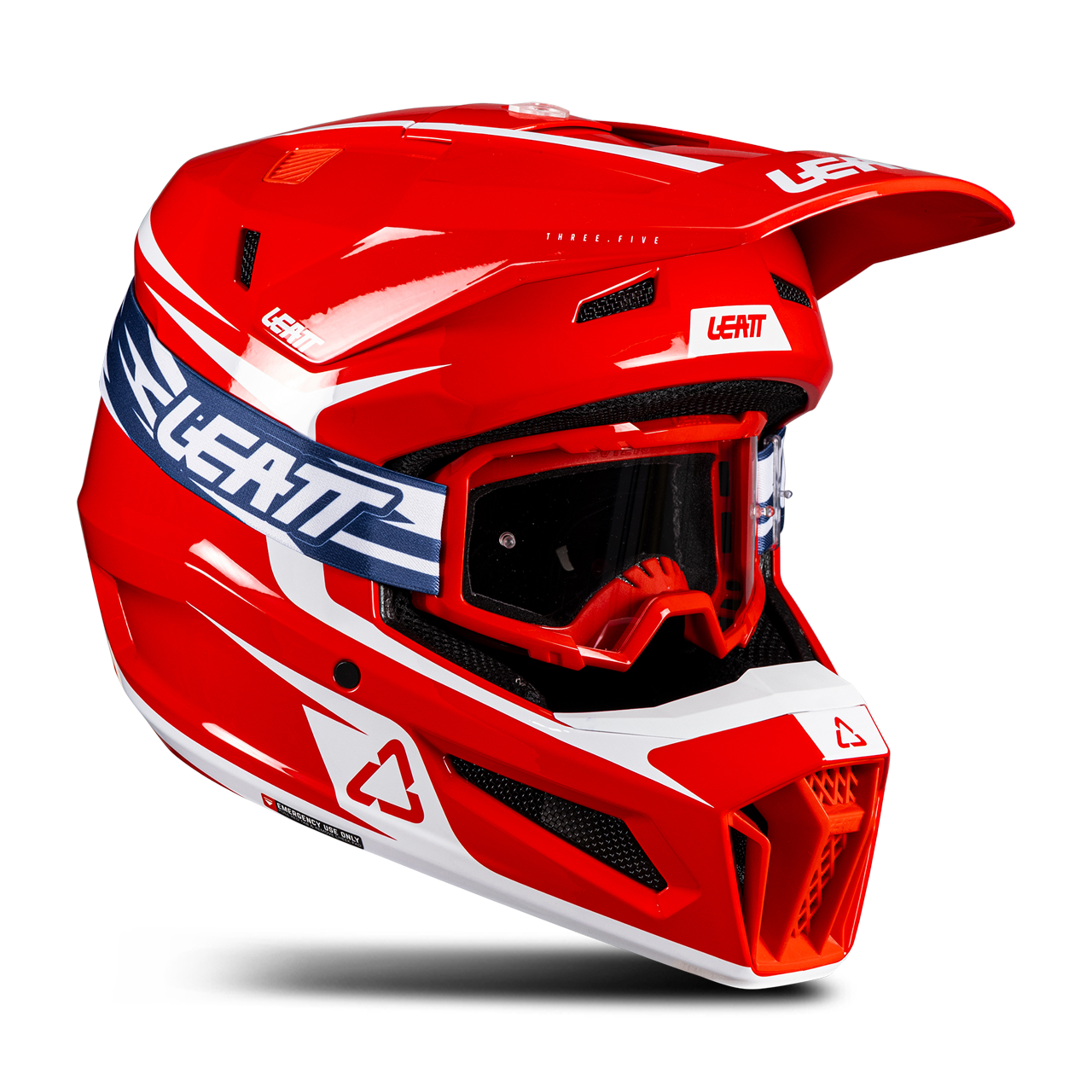 Leatt Moto 3.5 V26 MX Helmet Kit with Goggles | 24mx