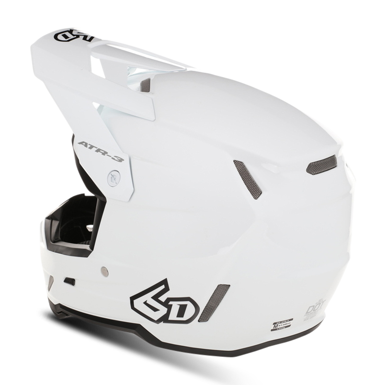 Crosshelm 6D ATR-3Y Jeugd Solid FIM