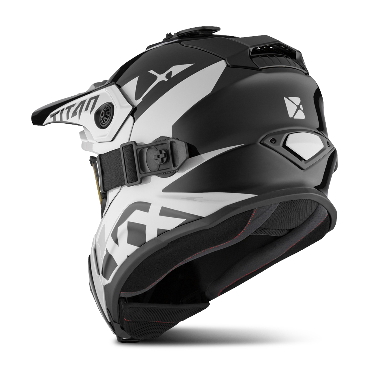Kelkkakypärä CKX Titan Airflow Extra 210° Ajolasit