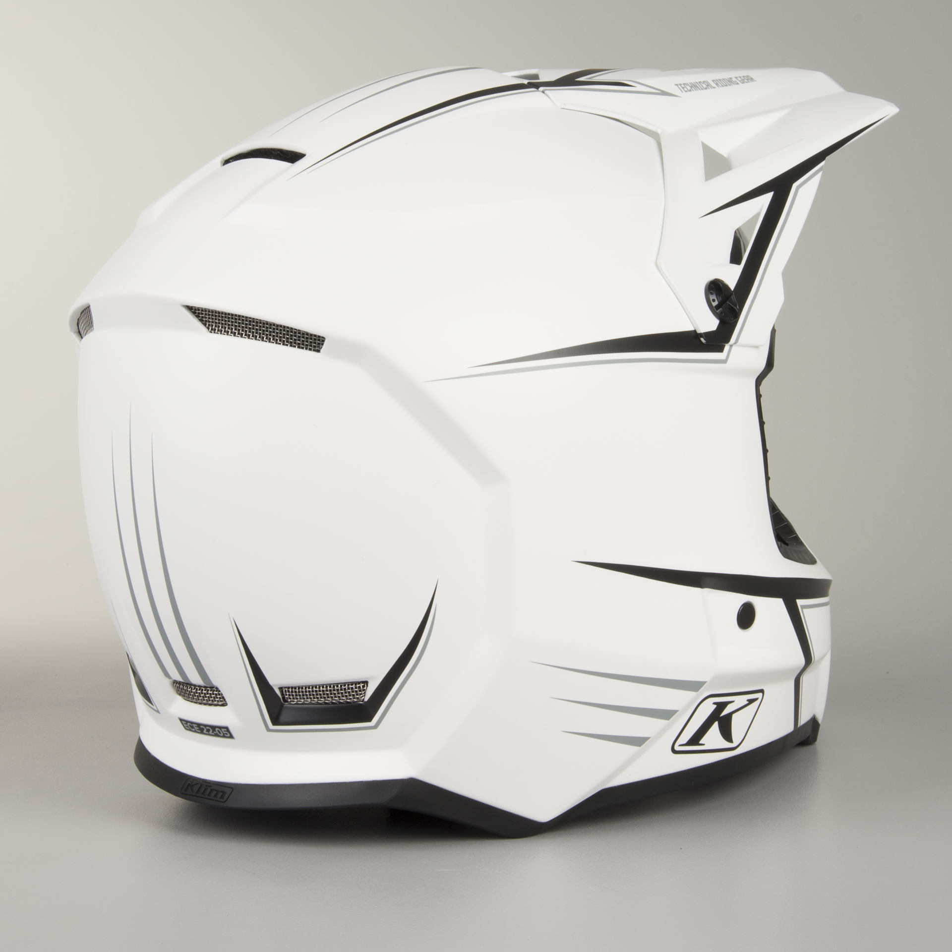 motocross helmet white