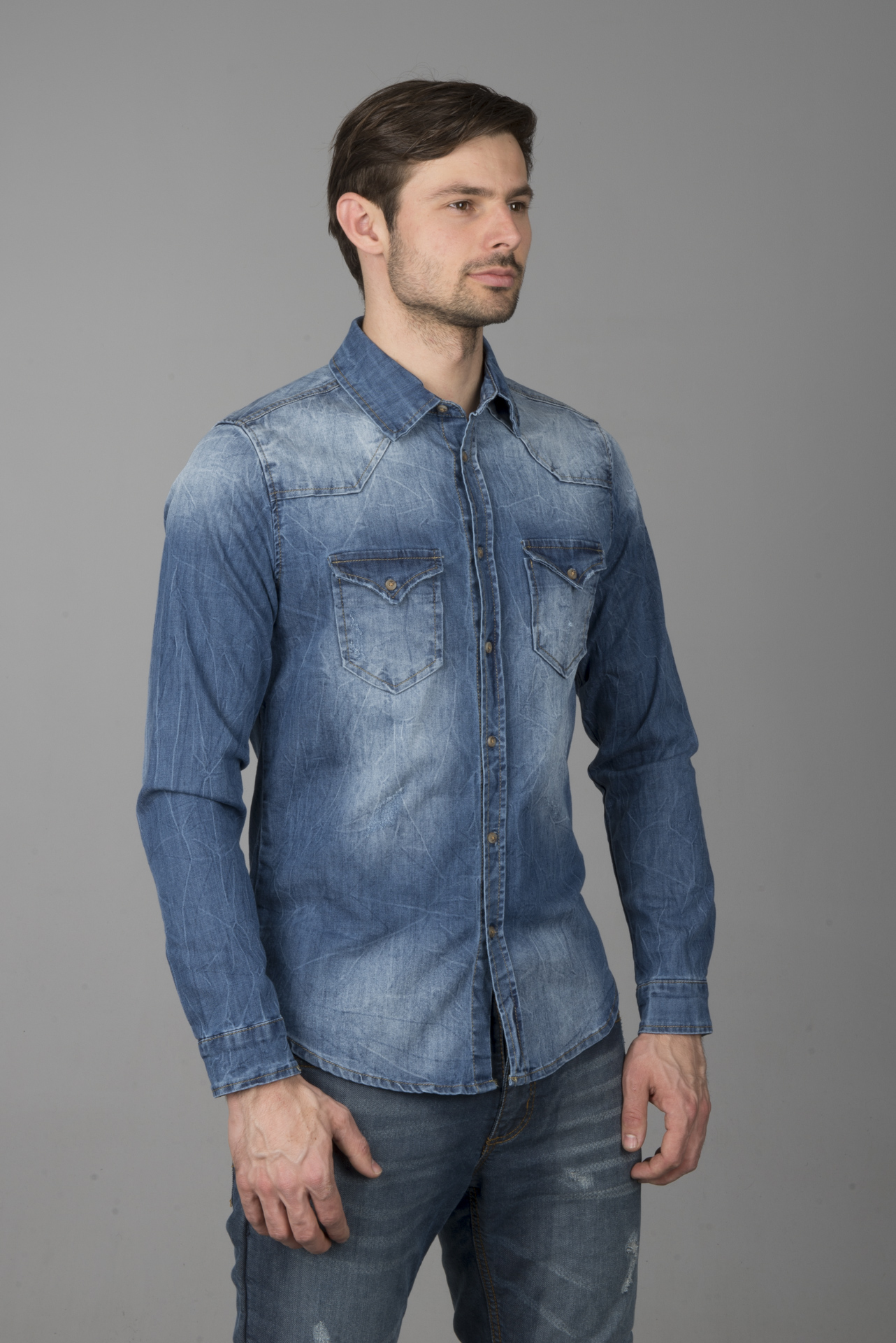 Camisa Denim Brandit Riley