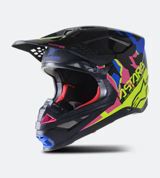 Cască Motocross Alpinestars Supertech S-M8 Mips® Echo