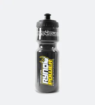 Ryno Power BPA-Free Sport/Cycling Water Bottle Black 710ml