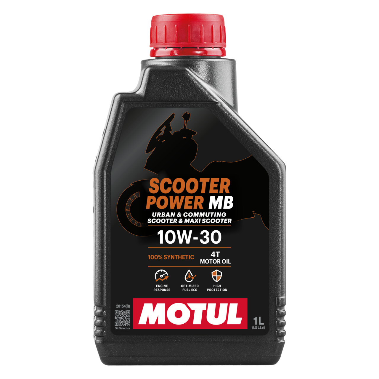 Motorolie Volledig Synthetisch 4T Motul Scooter Power 10W30 MB 1L