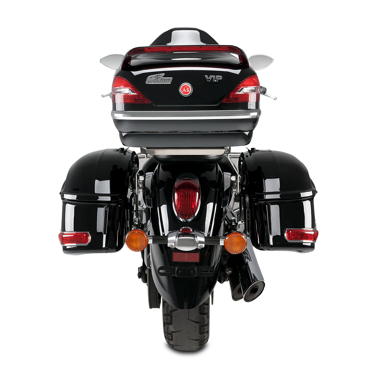 CustomAcces Touring Saddle Bags Black